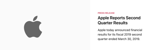 蘋果發(fā)布第二財季陳述：大中華區(qū)域營收下滑顯著