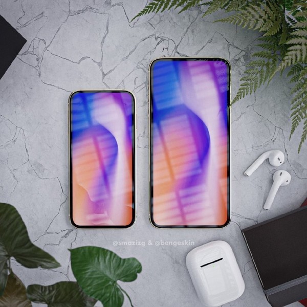 “全面屏iPhone”（圖源推特）