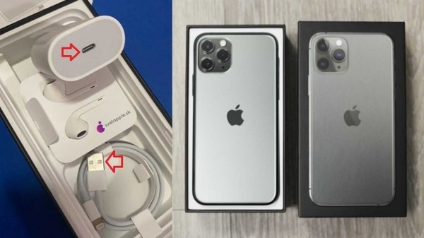 國外男人買iPhone 11 Pro“中獎”？自帶一根USB-A數據線