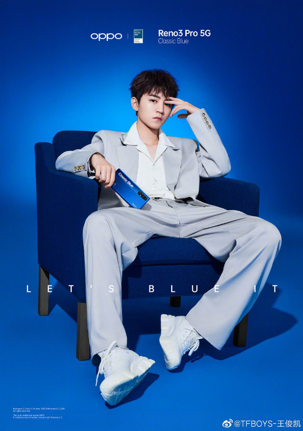 OPPO Reno3 Pro 5G經典藍