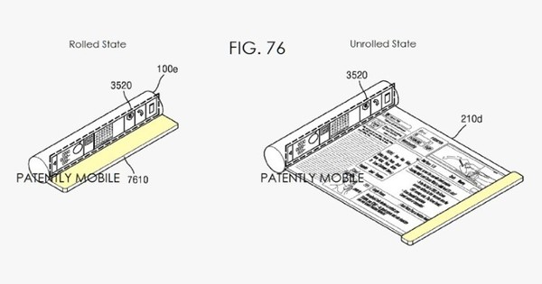三星卷軸式手機規劃圖