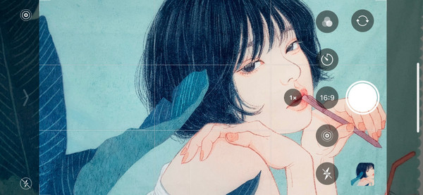 沉溺式相機界面